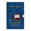 KJV Classic Reference Bible - Black Calfskin with Thumb Index with Zip (Indexed)